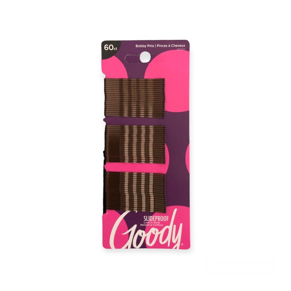Goody Slide Proof Bobby Pins Brown | NWT